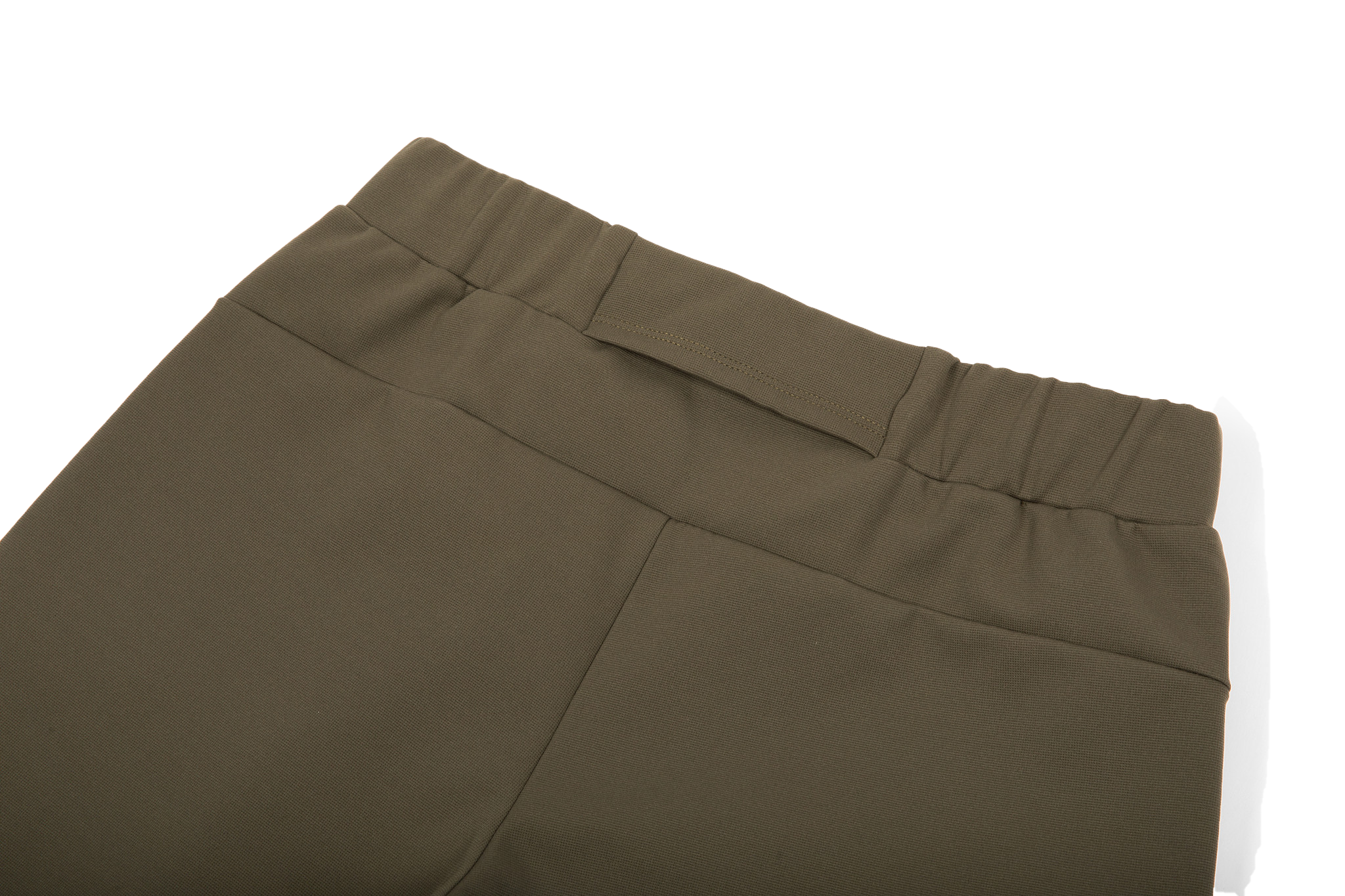 Andy Joggers in Peat Olive zipperless back pocket detailing